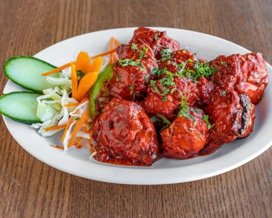 Sweet and Sour Chicken Balls — crispy Chinese-Canadian classic at East Lake Chinese Food in Winnipeg, MB